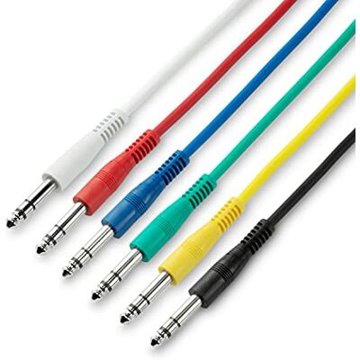 Adam Hall Cables 3 STAR BVV 0090 SET propojovací kabel sada 6 ks konektor TRS 0,9 m Adam Hall Cables 3 STAR BVV 0090 SET propojovací kabel sada 6 ks konektor TRS 0,9 m