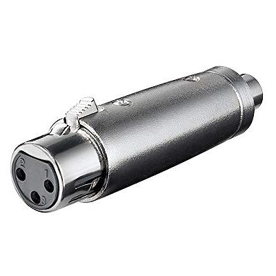 Goobay XLR adaptér 3pólová XLR spojka na Cinch spojku Goobay XLR adaptér 3pólová XLR spojka na Cinch spojku
