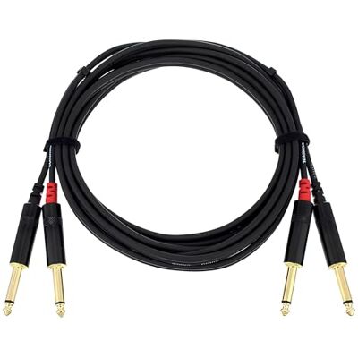 Cordial CFU 3 PP dvojitý jack kabel 3 m Cordial CFU 3 PP dvojitý jack kabel 3 m