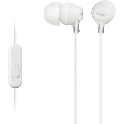 Sony MDR-EX15AP sluchátka do uší (s funkcí headsetu, integrovaným mikrofonem) bezinka bílá Sony MDR-EX15AP sluchátka do uší (s funkcí headsetu, integrovaným mikrofonem) bezinka bílá