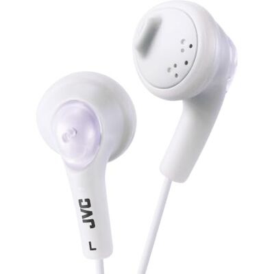 JVC Gumy HA-F160-W-E In-Ear sluchátka Stereofonní sluchátka s Bass Boost a 3,5mm kabelem jack (1,2 m) – bílá JVC Gumy HA-F160-W-E In-Ear sluchátka Stereofonní sluchátka s Bass Boost a 3,5mm kabelem jack (1,2 m) – bílá