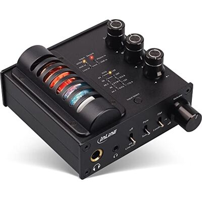 InLine 99207I AmpUSB ekvalizér, Hi-Res Audio HiFi DSD sluchátka zesilovač trubice + ekvalizér, USB DAC InLine 99207I AmpUSB ekvalizér, Hi-Res Audio HiFi DSD sluchátka zesilovač trubice + ekvalizér, USB DAC