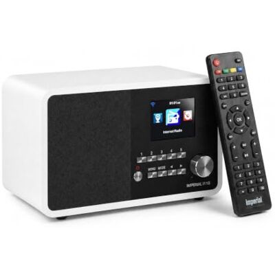 Imperial 22-322-00 i110 internetové rádio (TFT barevný displej, WLAN, Line-Out, síťový zdroj) bílé Imperial 22-322-00 i110 internetové rádio (TFT barevný displej, WLAN, Line-Out, síťový zdroj) bílé