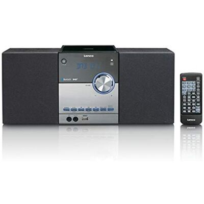 Lenco Kompaktní stereo zařízení MC-150 s DAB+, FM rádio, CD/MP3 přehrávač, Bluetooth a USB, dálkové ovládání, 2 x 10 W černé Lenco Kompaktní stereo zařízení MC-150 s DAB+, FM rádio, CD/MP3 přehrávač, Bluetooth a USB, dálkové ovládání, 2 x 10 W černé