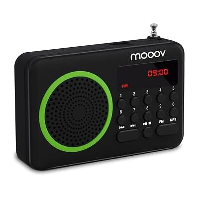 Metronic 477202 Tragbares UKW Radio Schwarz/Grün Metronic 477202 Tragbares UKW Radio Schwarz/Grün