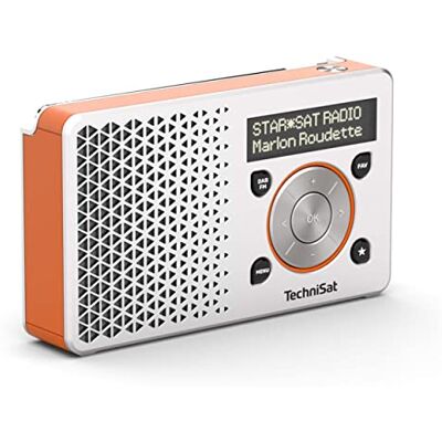 TechniSat , digitalni radio, stribrno-oranzova TechniSat , digitalni radio, stribrno-oranzova