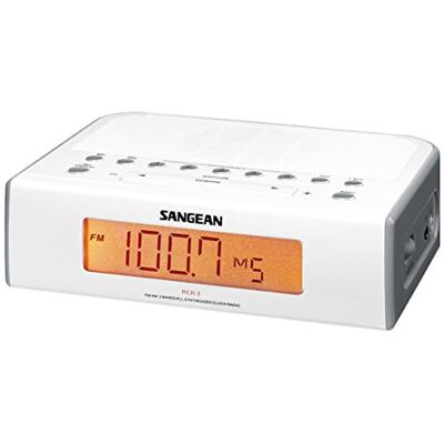 Sangean RCR-5 rádio k hodinkám (UKW/MW Tuner, LCD) stříbrná, Atomic 05 Sangean RCR-5 rádio k hodinkám (UKW/MW Tuner, LCD) stříbrná, Atomic 05
