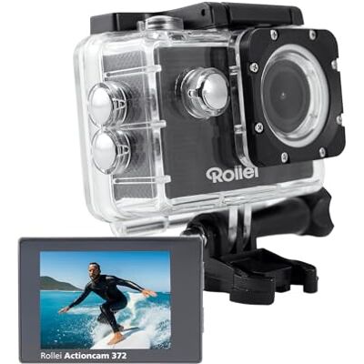 Rollei Actioncam 372 – akční kamera s Full HD video rozlišením 1080/30 fps, vodotěsná do 30 m – černá Rollei Actioncam 372 – akční kamera s Full HD video rozlišením 1080/30 fps, vodotěsná do 30 m – černá