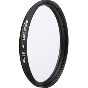Amazon Basics 58 mm kulatý UV ochranný filtr pro jasnější obrazy, chrání před prachem, nečistotami a poškrábáním Amazon Basics 58 mm kulatý UV ochranný filtr pro jasnější obrazy, chrání před prachem, nečistotami a poškrábáním