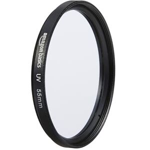 Amazon Basics 55 mm kulatý UV ochranný filtr pro jasnější obrazy, chrání před prachem, nečistotami a poškrábáním Amazon Basics 55 mm kulatý UV ochranný filtr pro jasnější obrazy, chrání před prachem, nečistotami a poškrábáním