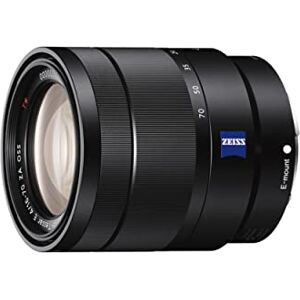 Sony SEL-1670Z Zeiss standardní zoom objektiv (16-70 mm, F4.0, OSS, APS-C, vhodný pro A7, ZV-E10, A6000- a Nex, E-Mount) černý Sony SEL-1670Z Zeiss standardní zoom objektiv (16-70 mm, F4.0, OSS, APS-C, vhodný pro A7, ZV-E10, A6000- a Nex, E-Mount) černý