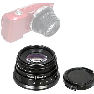 Fotasy 35 mm f1.7 objektiv pro Sony E-Mount, 35 mm 1. 7 několikrát potažený manuální objektiv E-Mount vhodný pro Sony NEX-5R NEX6 NEX7 a3100 a5100 a6000 a6100 a63000 a6400 a6500 a6500 a6100 a63000 Fotasy 35 mm f1.7 objektiv pro Sony E-Mount, 35 mm 1. 7 několikrát potažený manuální objektiv E-Mount vhodný pro Sony NEX-5R NEX6 NEX7 a3100 a5100 a6000 a6100 a63000 a6400 a6500 a6500 a6100 a63000