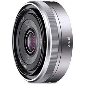 Sony SEL-16F28 Super širokoúhlý objektiv (pevná ohnisková vzdálenost, 16 mm, F2.8, APS-C, vhodný pro A6000, A5100, A5000 a série Nex, E-Mount) stříbrný Sony SEL-16F28 Super širokoúhlý objektiv (pevná ohnisková vzdálenost, 16 mm, F2.8, APS-C, vhodný pro A6000, A5100, A5000 a série Nex, E-Mount) stříbrný