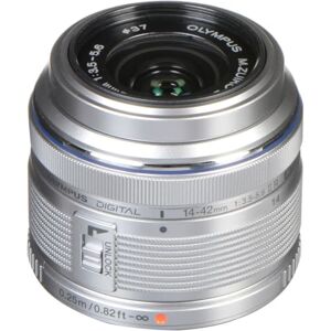 OM SYSTEM Olympus M.Zuiko Digital 14-42mm F3. 5-5.6 IIR stříbrný pro systémovou kameru Micro Four Thirds, kompaktní 3násobný zoom objektiv OM SYSTEM Olympus M.Zuiko Digital 14-42mm F3. 5-5.6 IIR stříbrný pro systémovou kameru Micro Four Thirds, kompaktní 3násobný zoom objektiv