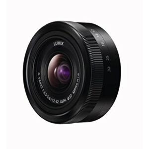 Panasonic H-FS12032E LUMIX G Vario Standardzoom 12-32 mm F3.5-5.6 ASPH. Objektiv (24-64 mm KB, O.I.S. Stabilizátor obrazu) černý Panasonic H-FS12032E LUMIX G Vario Standardzoom 12-32 mm F3.5-5.6 ASPH. Objektiv (24-64 mm KB, O.I.S. Stabilizátor obrazu) černý