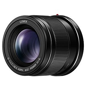 Panasonic H-HS043E LUMIX G objektiv 42,5 mm/F1. 7 ASPH.; optický stabilizátor obrazu; černý Panasonic H-HS043E LUMIX G objektiv 42,5 mm/F1. 7 ASPH.; optický stabilizátor obrazu; černý