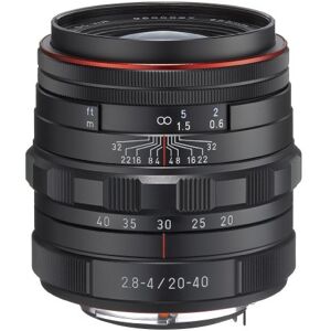 Pentax HD DA F2. 8-4ED DC WR Limited K-Mount objektiv (20-40 mm) černý Pentax HD DA F2. 8-4ED DC WR Limited K-Mount objektiv (20-40 mm) černý