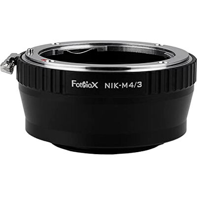 Fotodiox Lens Mount Adapter Compatible with Nikon F-Mount Lenses on Micro Four Thirds Mount Cameras Fotodiox Lens Mount Adapter Compatible with Nikon F-Mount Lenses on Micro Four Thirds Mount Cameras