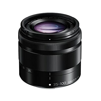 Panasonic H-FS35100E LUMIX G Vario Telezoom 35-100 mm F4. 0-5. 6 ASPH. Objektiv (70-200 mm KB, O.I.S. Stabilizátor obrazu) černý Panasonic H-FS35100E LUMIX G Vario Telezoom 35-100 mm F4. 0-5. 6 ASPH. Objektiv (70-200 mm KB, O.I.S. Stabilizátor obrazu) černý