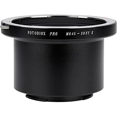 Fotodiox Pro Lens Mount Adapter Compatible with Mamiya 645 MF Lenses on Sony E-Mount Cameras Fotodiox Pro Lens Mount Adapter Compatible with Mamiya 645 MF Lenses on Sony E-Mount Cameras