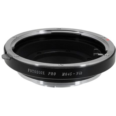 Fotodiox Pro Lens Mount Adapter Compatible Mamiya 645 MF Lenses on Nikon F-Mount Cameras Fotodiox Pro Lens Mount Adapter Compatible Mamiya 645 MF Lenses on Nikon F-Mount Cameras