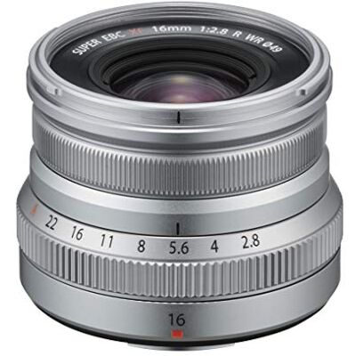 Fujifilm Objectif Fujinon XF 16mm f/2. 8 R WR Silver Fujifilm Objectif Fujinon XF 16mm f/2. 8 R WR Silver