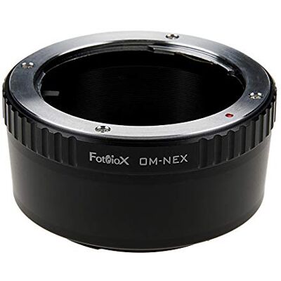 Fotodiox Lens Mount Adapter Compatible with Olympus OM 35mm Film Lenses on Sony E-Mount Cameras Fotodiox Lens Mount Adapter Compatible with Olympus OM 35mm Film Lenses on Sony E-Mount Cameras