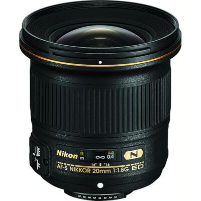 Nikon AF-S 20 mm 1:1,8 G ED objektiv černý Nikon AF-S 20 mm 1:1,8 G ED objektiv černý