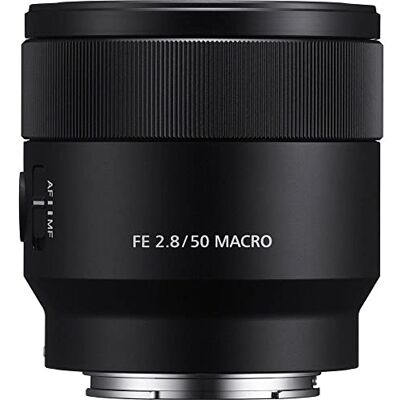 Sony SEL-50M28 Makro objektiv (pevná ohnisková vzdálenost, 50 mm, F2.8, plný formát, vhodný pro A6700, A6600, A6400, A6100, ZVE10, E-Mount) černý Sony SEL-50M28 Makro objektiv (pevná ohnisková vzdálenost, 50 mm, F2.8, plný formát, vhodný pro A6700, A6600, A6400, A6100, ZVE10, E-Mount) černý
