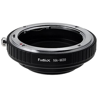 Fotodiox Lens Mount Adapter Nikon Nikkor F Mount D/SLR Lens to M39 Screw Mount System Camera Body Fotodiox Lens Mount Adapter Nikon Nikkor F Mount D/SLR Lens to M39 Screw Mount System Camera Body