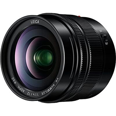 Panasonic Leica H-X012E Micro Four Thirds širokoúhlý objektiv DG Summilux 12mm/F1. 4 (24mm KB, stříkající voda/chráněný proti prachu) černý Panasonic Leica H-X012E Micro Four Thirds širokoúhlý objektiv DG Summilux 12mm/F1. 4 (24mm KB, stříkající voda/chráněný proti prachu) černý