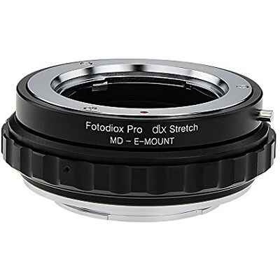 Fotodiox DLX Stretch Lens Mount Adapter Compatible with Minolta MD Lenses on Sony E-Mount Cameras Fotodiox DLX Stretch Lens Mount Adapter Compatible with Minolta MD Lenses on Sony E-Mount Cameras