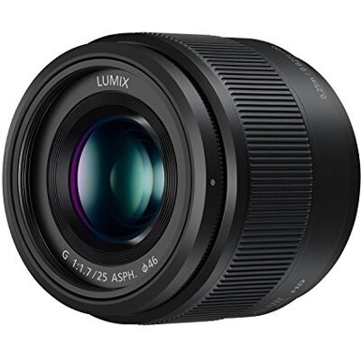Panasonic Lumix 25 mm F1.7 H-H025E-K Prime objektiv, černý — Micro 4/3 držák kompatibilní & Olymp Panasonic Lumix 25 mm F1.7 H-H025E-K Prime objektiv, černý — Micro 4/3 držák kompatibilní & Olymp