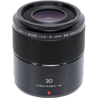Panasonic H-HS030E LUMIX G Makro 30 mm F2. 8 ASPH.objektiv (O.I.S. stabilizátor obrazu, úhel obrazu 40°, velikost filtru 46 mm) černý Panasonic H-HS030E LUMIX G Makro 30 mm F2. 8 ASPH.objektiv (O.I.S. stabilizátor obrazu, úhel obrazu 40°, velikost filtru 46 mm) černý