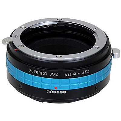 Fotodiox Pro Lens Mount Adapter Compatible with Nikon F-Mount G-Type Lenses on Sony E-Mount kamerami Fotodiox Pro Lens Mount Adapter Compatible with Nikon F-Mount G-Type Lenses on Sony E-Mount kamerami