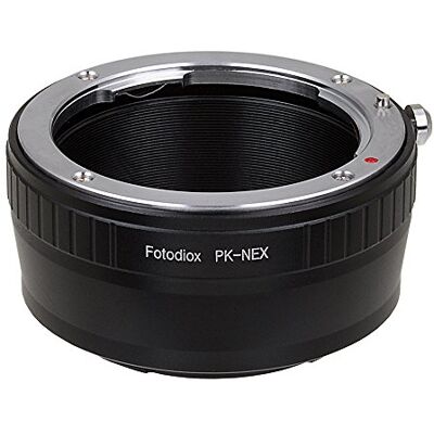Fotodiox Lens Mount Adapter Compatible with Pentax K Lenses on Sony E-Mount Cameras Fotodiox Lens Mount Adapter Compatible with Pentax K Lenses on Sony E-Mount Cameras