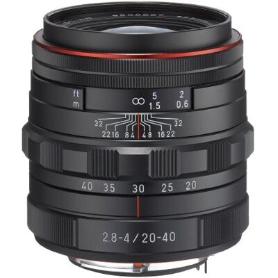 Pentax HD DA F2. 8-4ED DC WR Limited K-Mount objektiv (20-40 mm) černý Pentax HD DA F2. 8-4ED DC WR Limited K-Mount objektiv (20-40 mm) černý