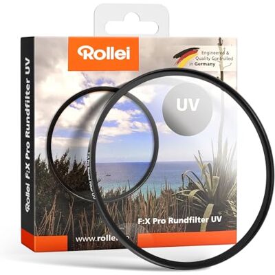 Rollei F: X Pro kulatý filtr (52 mm, UV filtr) Šroubový filtr z Gorilla®* Sklo s vysokou věrností barev a absencí odrazu Rollei F: X Pro kulatý filtr (52 mm, UV filtr) Šroubový filtr z Gorilla®* Sklo s vysokou věrností barev a absencí odrazu