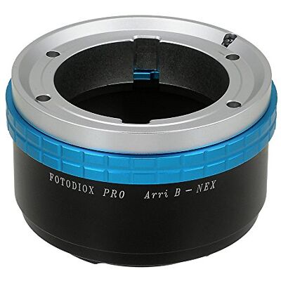 Fotodiox Pro Lens Mount Adapter Compatible with Arri Bayonet 16mm and 35mm Film Lenses on Sony E-Mount Cameras Fotodiox Pro Lens Mount Adapter Compatible with Arri Bayonet 16mm and 35mm Film Lenses on Sony E-Mount Cameras