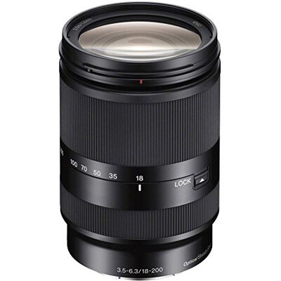 Sony SEL-18200LE zoom objektiv (18-200 mm, F3.5-6.3, OSS, APS-C, vhodný pro A6700, A6600, A6400, A6100, ZVE10, E-Mount) černý Sony SEL-18200LE zoom objektiv (18-200 mm, F3.5-6.3, OSS, APS-C, vhodný pro A6700, A6600, A6400, A6100, ZVE10, E-Mount) černý
