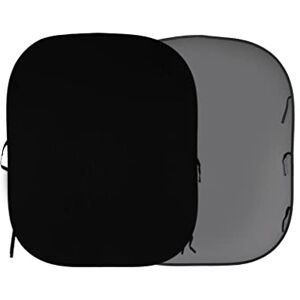 Manfrotto Falthintergrund Doppelseitig Schwarz/Grau 180x215cm Manfrotto Falthintergrund Doppelseitig Schwarz/Grau 180x215cm
