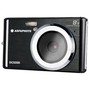 AgfaPhoto AGFA PHOTO Realishot DC5200 – kompaktní digitální fotoaparát, 21MP, 2,4" LCD obrazovka, 8× digitální zoom, HD 720p video, lithiová baterie, SD karty, scénické režimy – černý AgfaPhoto AGFA PHOTO Realishot DC5200 – kompaktní digitální fotoaparát, 21MP, 2,4" LCD obrazovka, 8× digitální zoom, HD 720p video, lithiová baterie, SD karty, scénické režimy – černý