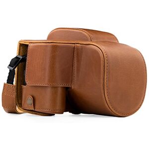 MegaGear Panasonic Lumix DC-FZ80, FZ82 Ever Ready Leder Kamera-Case mit Trageriemen und Batteriezugang Hellbraun MG1225 MegaGear Panasonic Lumix DC-FZ80, FZ82 Ever Ready Leder Kamera-Case mit Trageriemen und Batteriezugang Hellbraun MG1225