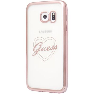 GUESS GUHCS7ETRHRG Signature Heart TPU Hard Case für Samsung Galaxy S7 Edge Rose Gold GUESS GUHCS7ETRHRG Signature Heart TPU Hard Case für Samsung Galaxy S7 Edge Rose Gold