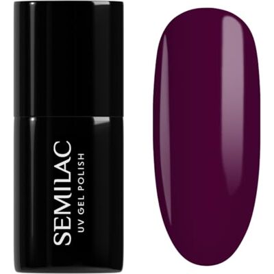 Semilac UV lak na nehty 083 Burgundy Wine 7 ml kolekce Allure Semilac UV lak na nehty 083 Burgundy Wine 7 ml kolekce Allure