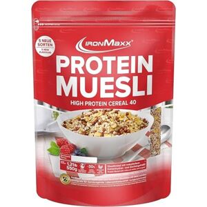 IronMaxx Protein Müsli White Chocolate Vanilla 550g sáček Veganes High Protein Müsli bez laktózy Snížený obsah cukru & Low Carb IronMaxx Protein Müsli White Chocolate Vanilla 550g sáček Veganes High Protein Müsli bez laktózy Snížený obsah cukru & Low Carb