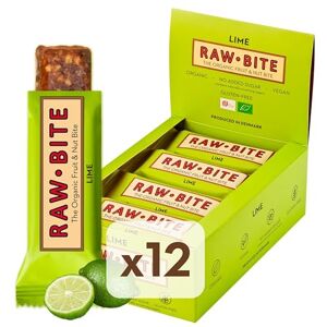 RAWBITE Raw Bite tyčinka na syrové potraviny Spicy Lime, balení 12 ks (12 x 50 g) RAWBITE Raw Bite tyčinka na syrové potraviny Spicy Lime, balení 12 ks (12 x 50 g)