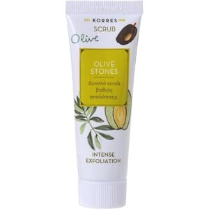 Korres Olive Stones Scrub Beauty Shot, hloubkově čistící peelingový krém, dermatologicky testován, vhodný pro vegany, 18 ml Korres Olive Stones Scrub Beauty Shot, hloubkově čistící peelingový krém, dermatologicky testován, vhodný pro vegany, 18 ml