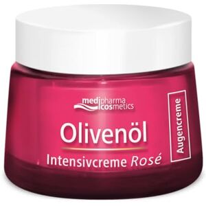 Medipharma Cosmetics Intenzivní krém s olivovým olejem růžový oční krém vyhlazuje a zmírňuje vrásky Koriguje kruhy pod očima a otoky -15 ml Medipharma Cosmetics Intenzivní krém s olivovým olejem růžový oční krém vyhlazuje a zmírňuje vrásky Koriguje kruhy pod očima a otoky -15 ml