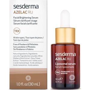 SESDERMA Azelac Ru lipozomální sérum Nerovnoměrný tón pleti kyselina azelaová niacinamid světlejší pleť pomáhá zesvětlit zabarvení aktivní složky 30 ml SESDERMA Azelac Ru lipozomální sérum Nerovnoměrný tón pleti kyselina azelaová niacinamid světlejší pleť pomáhá zesvětlit zabarvení aktivní složky 30 ml